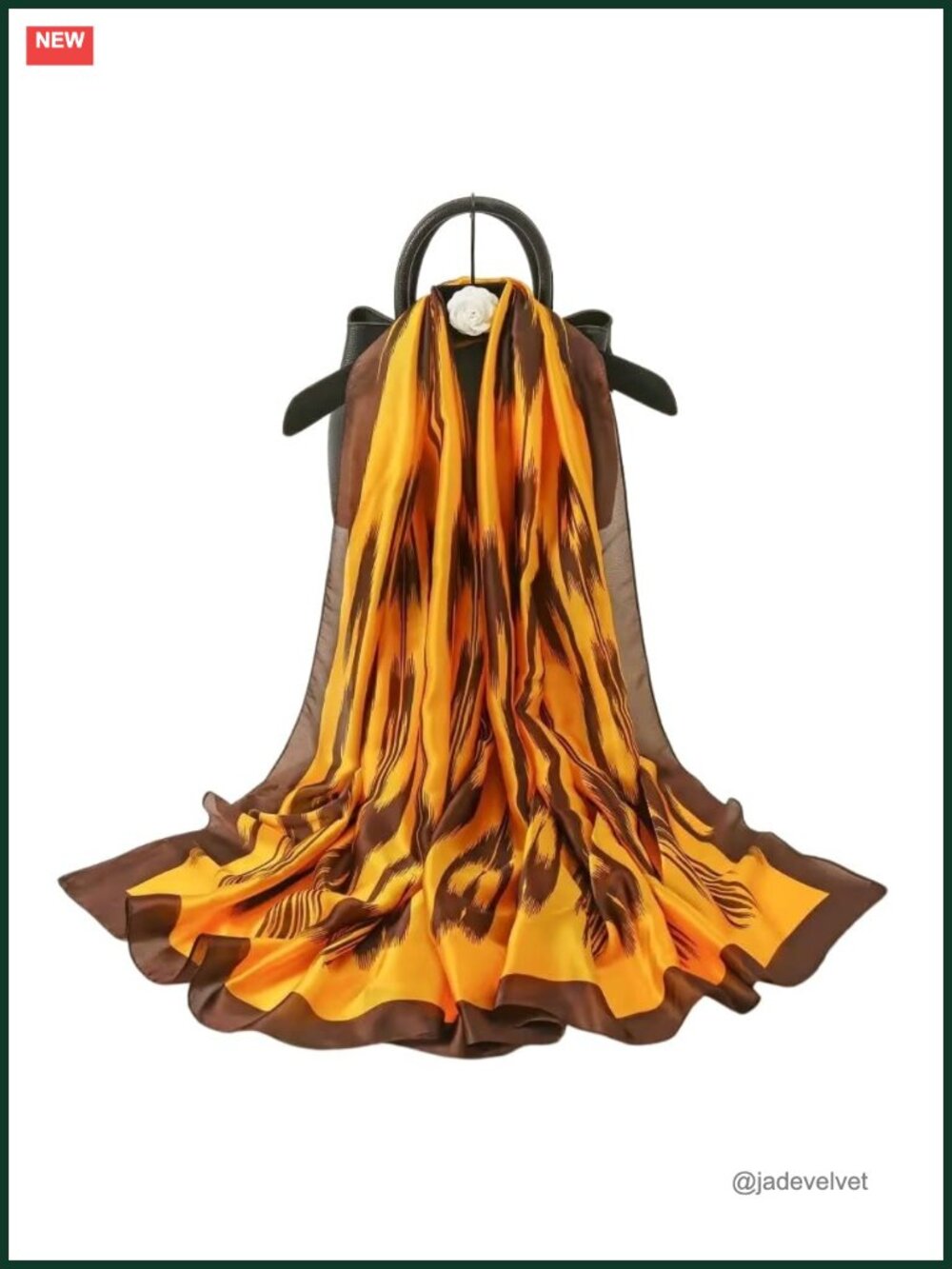 100% Mulberry Silk Scarf Long Lightweight Shawl Wrap Women's